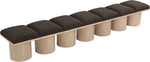 Pavilion - 7 Piece Modular Bench With Natural Base
