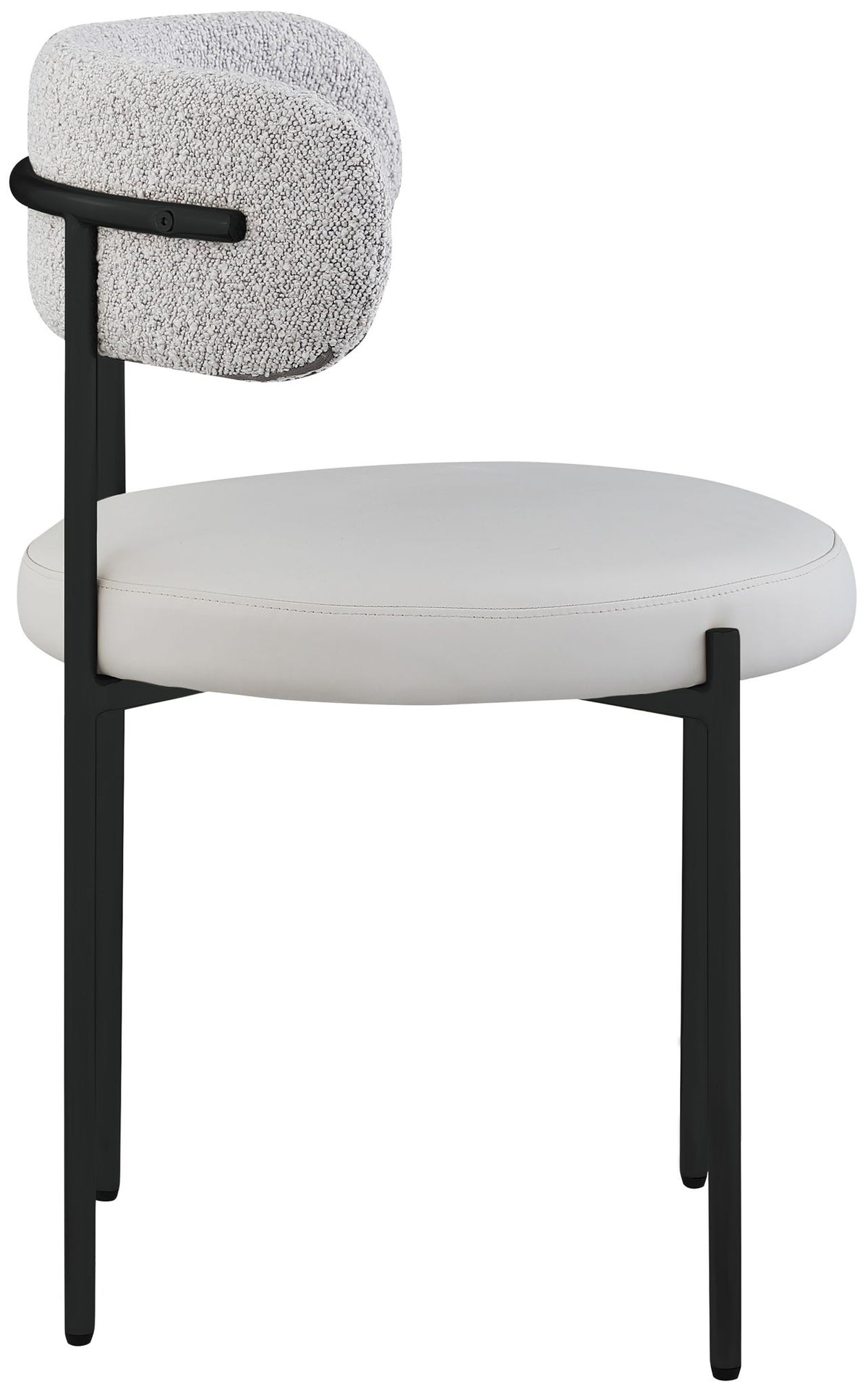 Beacon - Faux Leather Dining Chair With Black Legs (Set of 2)