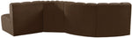 Arc - Velvet 5 Piece Modular Sofa