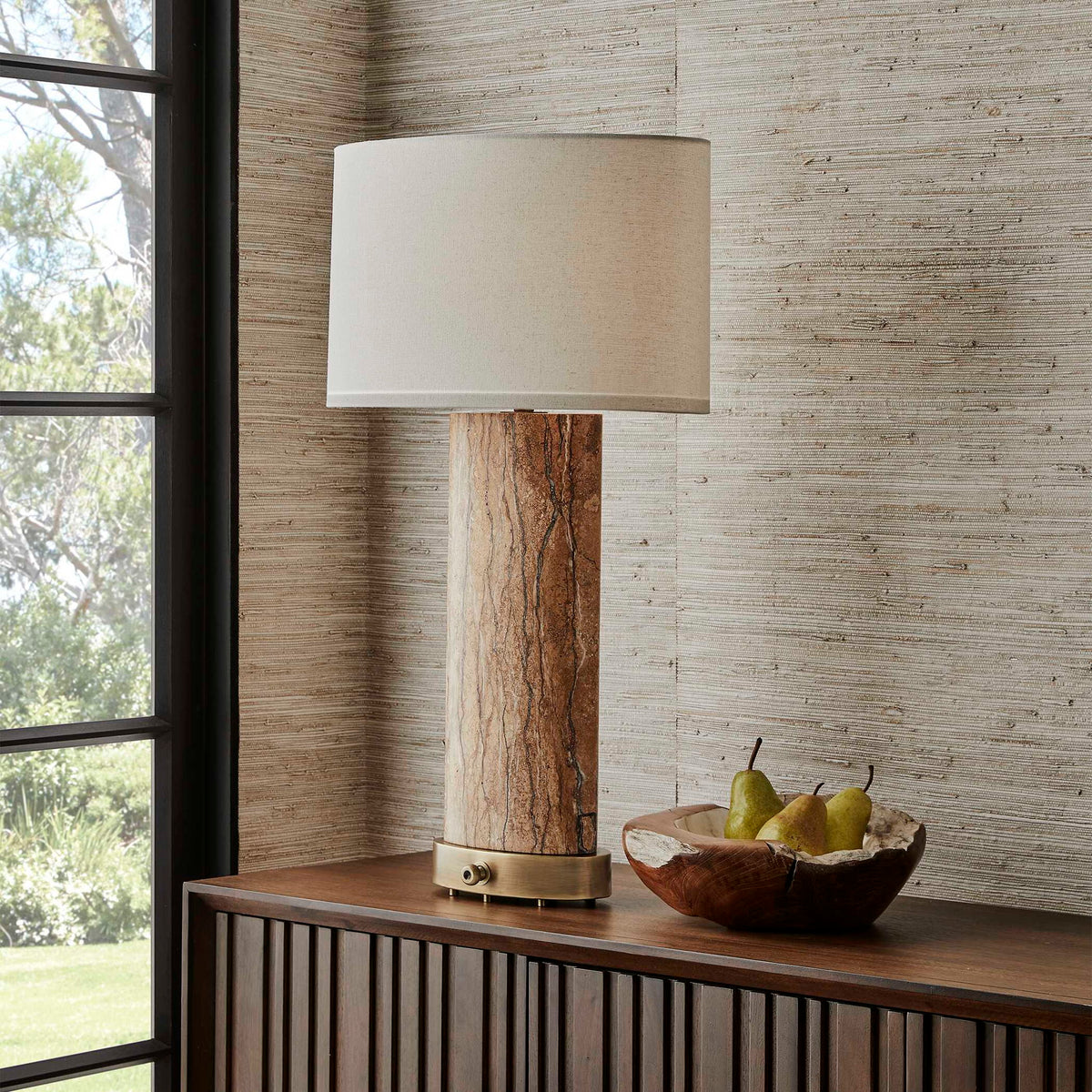 Through The Woods - Table Lamp - Dark Brown
