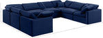 Indulge - Velvet 8 Piece Modular Sectional