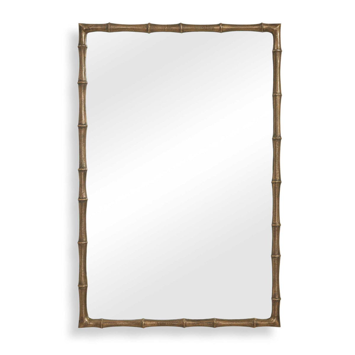 Brass Bamboo - Rectangle Mirror - Brass / Gold