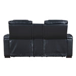 Ephron - Power Motion Loveseat With Console, Power Headrests, LED & Speakers - Black
