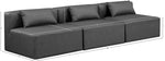 Cube - Modular 3 Seat Armless Sofa