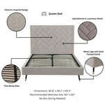 Manhattan Crosby - Upholstered Platform Bed