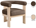 Arienzo - Performance Fabric Upholstered Accent Chair - Natural Base