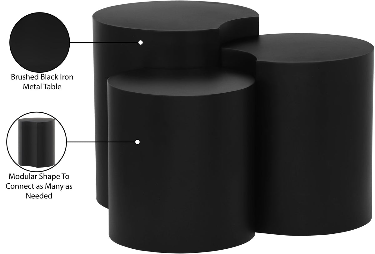 Dimple - 20" 3 Piece Modular End Table