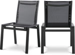 Nizuc - Outdoor Patio Dining Chair With Gray Frame (Set of 2)