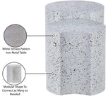 Dimple - Modular End Table - Terazzo Finish