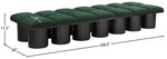 Pavilion - 14 Piece Modular Bench With Black Base