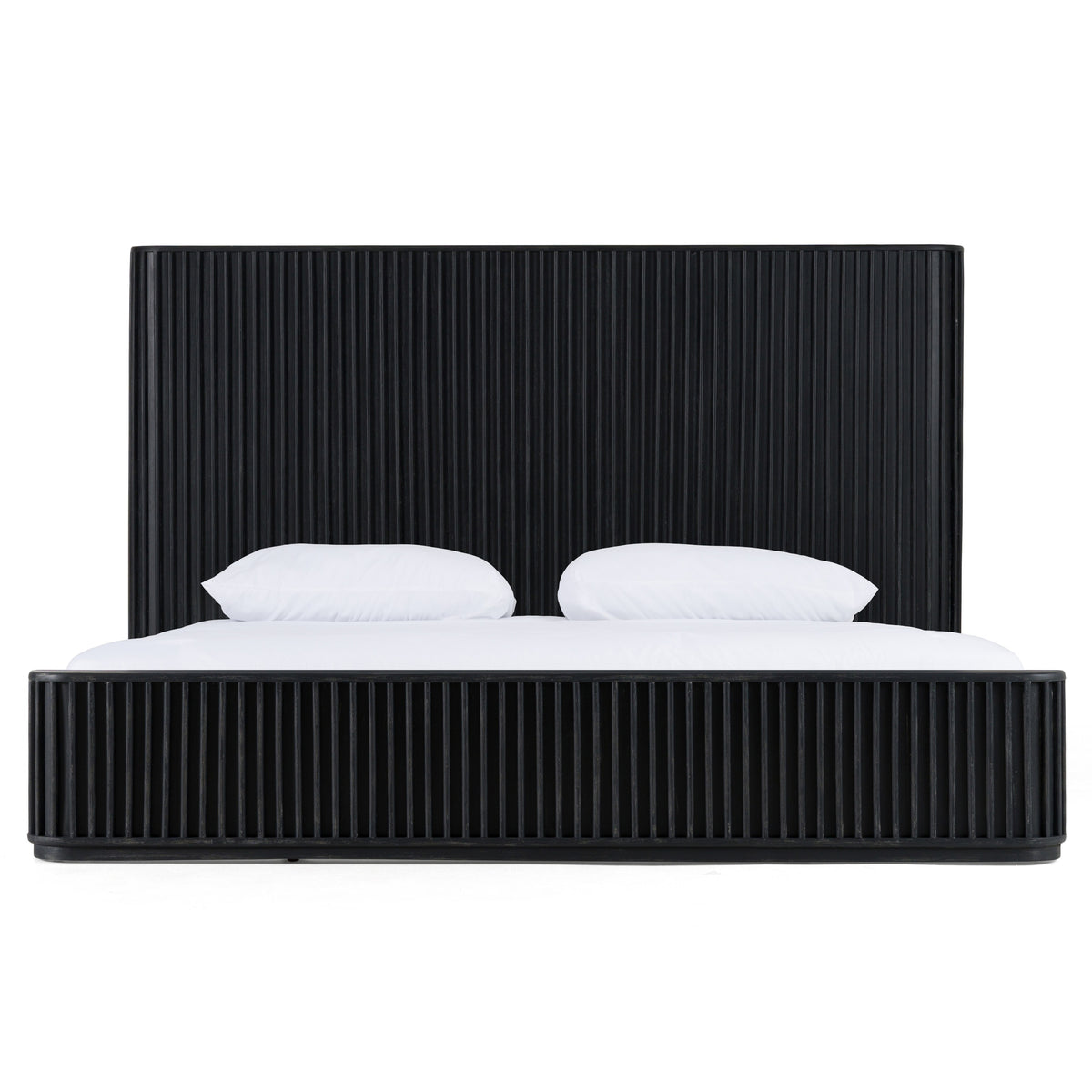 Fields - Modern Black Acacia Bed by VIG Furniture - View 6