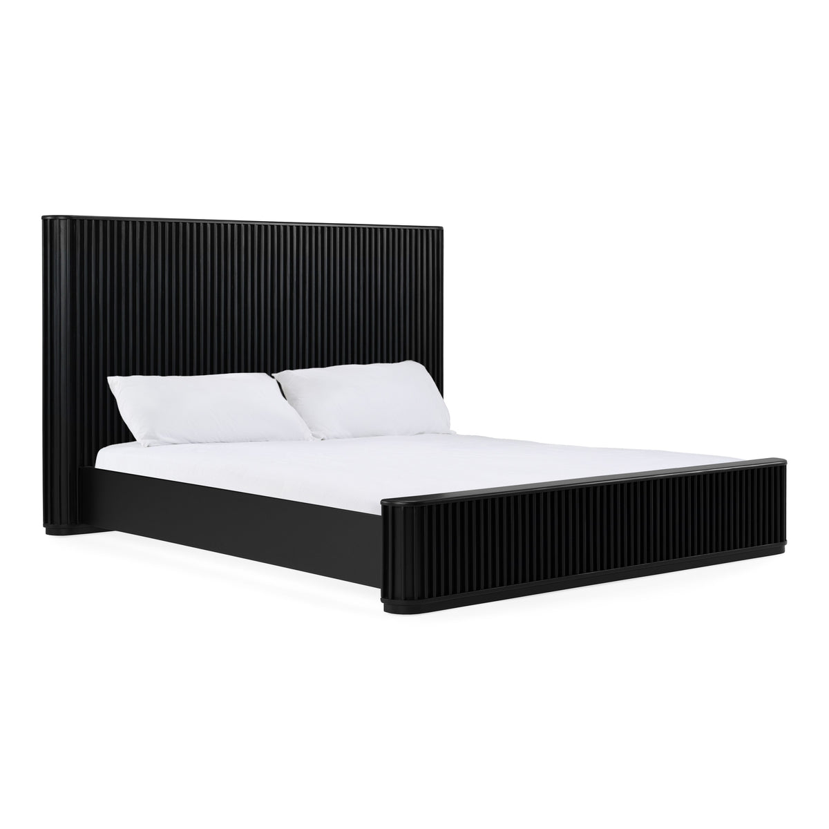 Fields - Modern Black Acacia Bed by VIG Furniture - View 10