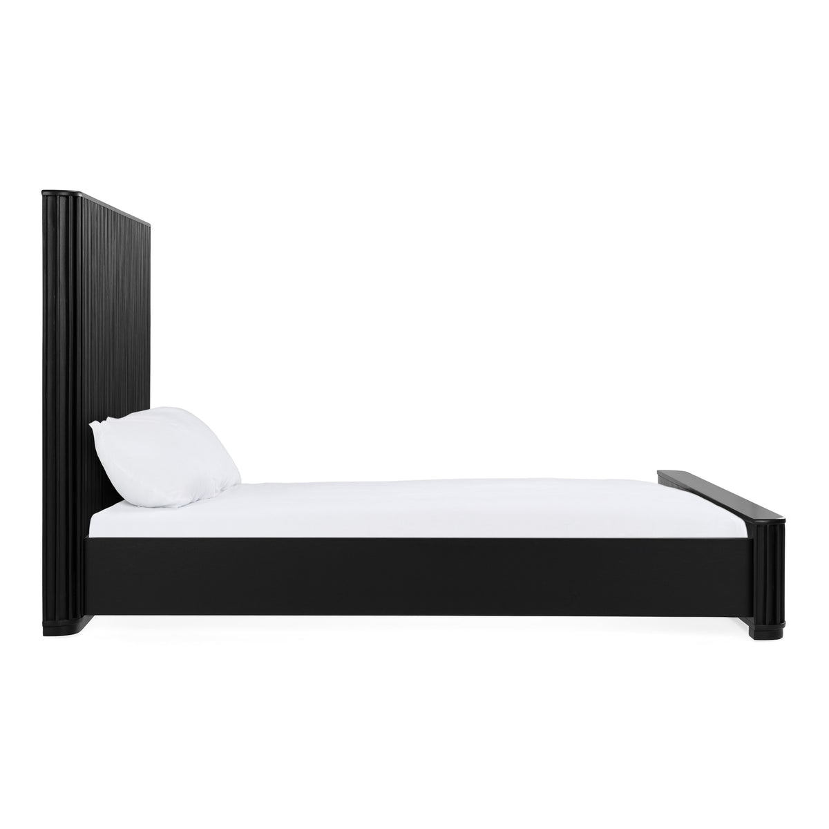 Fields - Modern Black Acacia Bed by VIG Furniture - View 11