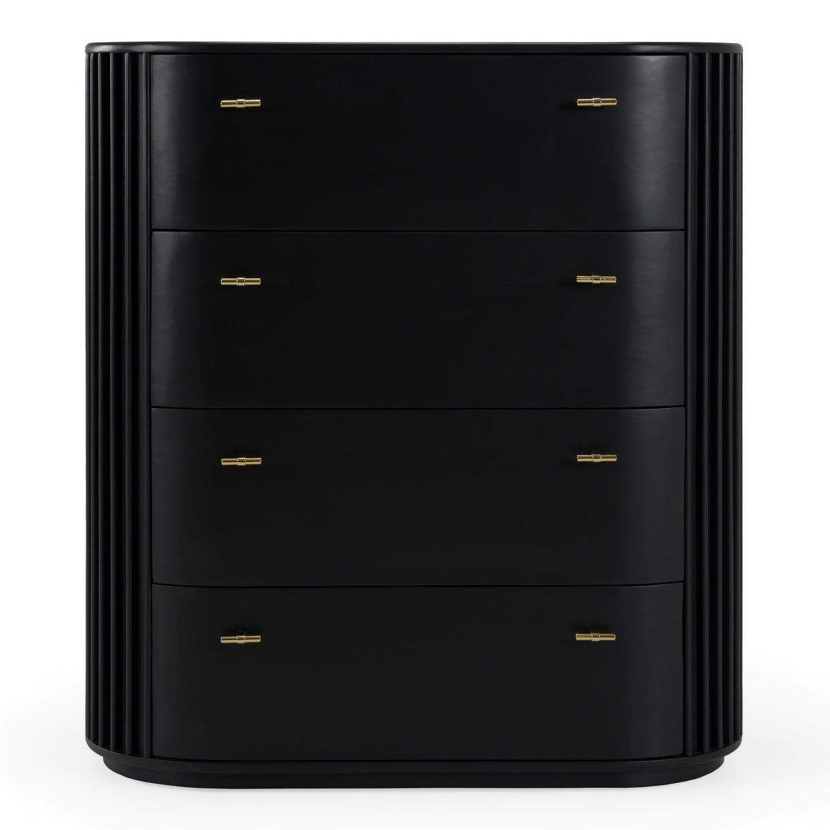 Fields - Modern Black Acacia Chest by VIG Furniture - View 1