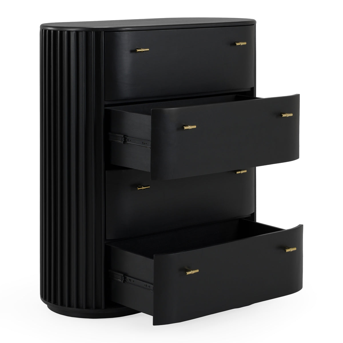 Fields - Modern Black Acacia Chest by VIG Furniture - View 12