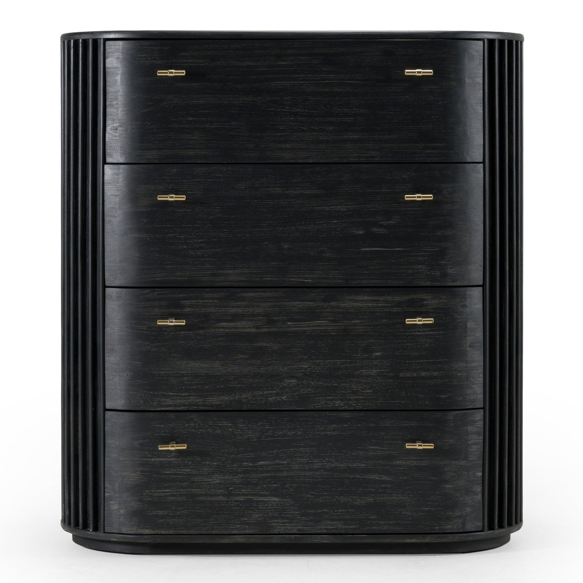 Fields - Modern Black Acacia Chest by VIG Furniture - View 3