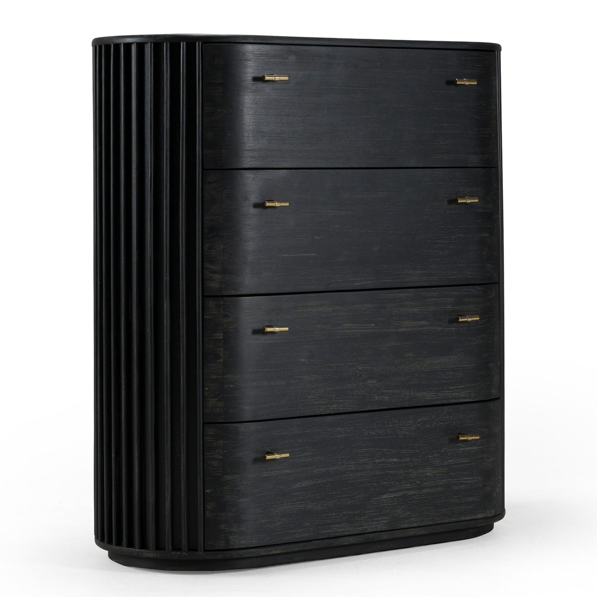 Fields - Modern Black Acacia Chest by VIG Furniture - View 7