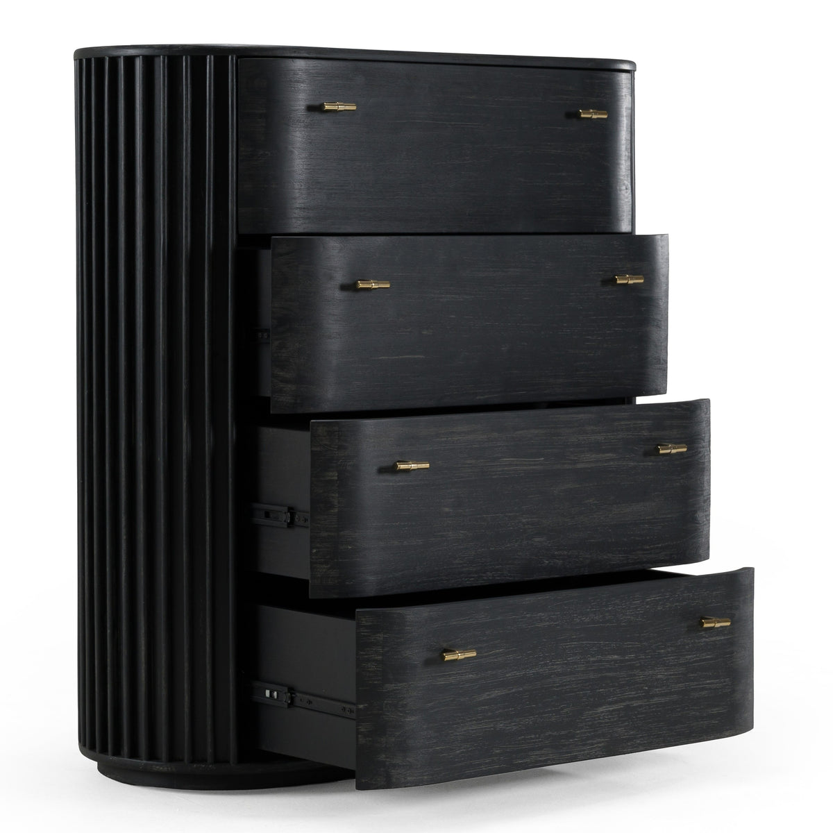 Fields - Modern Black Acacia Chest by VIG Furniture - View 8