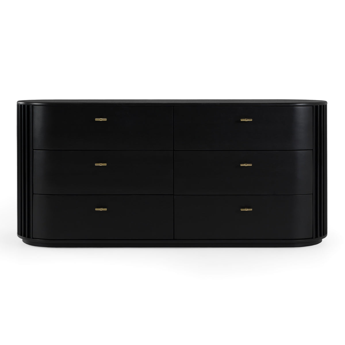 Fields - Modern Black Acacia Dresser by VIG Furniture - View 1