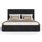 Fields - Modern Black Acacia Bed by VIG Furniture - View 9