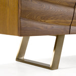 Finley Mid-Century Walnut & Gold Buffet by VIG Furniture - View 11