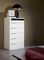 Impera Modern Black and White Lacquer Walk-on Platform Bed by VIG Furniture - View 6