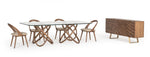 Finley Mid-Century Walnut & Gold Buffet by VIG Furniture - View 3