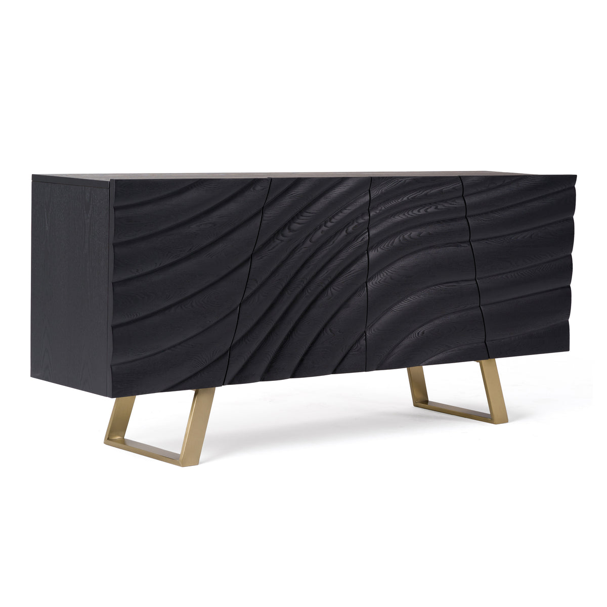 Finley Mid-Century Black & Gold Buffet by VIG Furniture - View 4