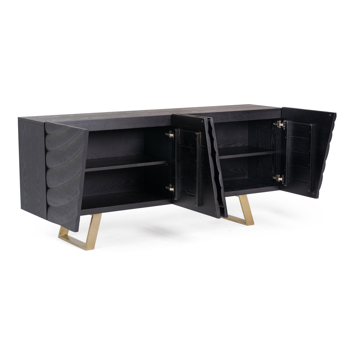 Finley Mid-Century Black & Gold Buffet by VIG Furniture - View 5