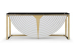 Flavio - Gold + Marble Console Table by VIG Furniture - View 3