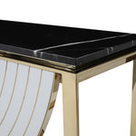 Flavio - Gold + Marble Console Table by VIG Furniture - View 7