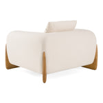 Fleury - Contemporary Cream Fabric and Walnut Lounge Chair by VIG Furniture - View 8