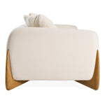 Fleury - Contemporary Cream Fabric and Walnut Sofa by VIG Furniture - View 4