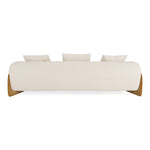 Fleury - Contemporary Cream Fabric and Walnut Sofa by VIG Furniture - View 5