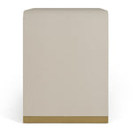 Florence - Modern Beige Leatherette + Gold Nightstand by VIG Furniture - View 4