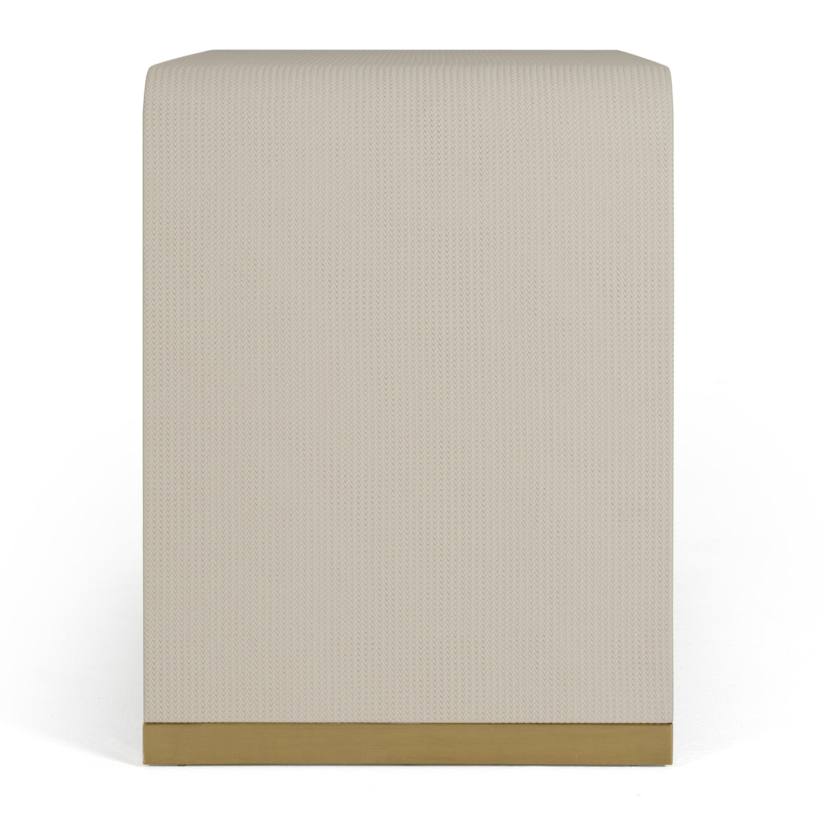 Florence - Modern Beige Leatherette + Gold Nightstand by VIG Furniture - View 4
