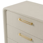 Florence - Modern Beige Velvet + Leatherette Bedroom Set by VIG Furniture - View 6
