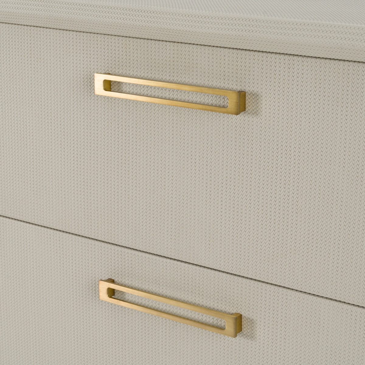 Florence - Modern Beige Leatherette + Gold Chest by VIG Furniture - View 3