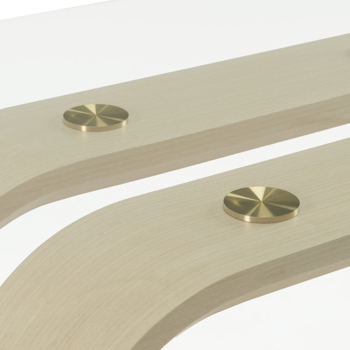 Florence - Modern Glass + Natural Oak + Gold Dining Table by VIG Furniture - View 7