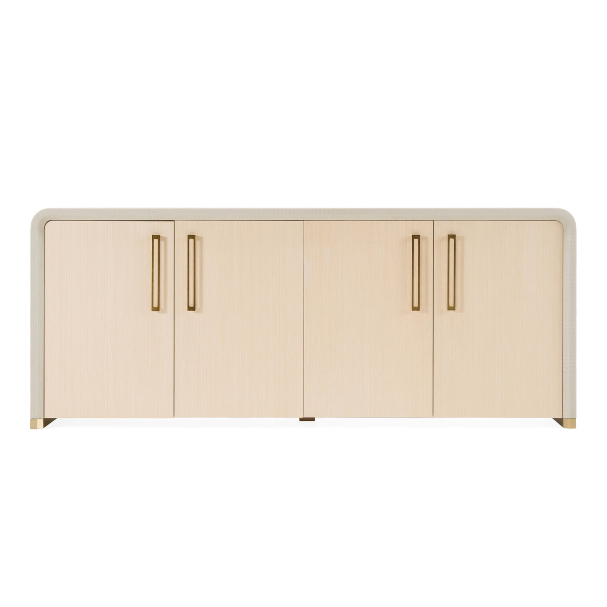 Florence - Modern Beige Leatherette + Gold Buffet by VIG Furniture - View 1