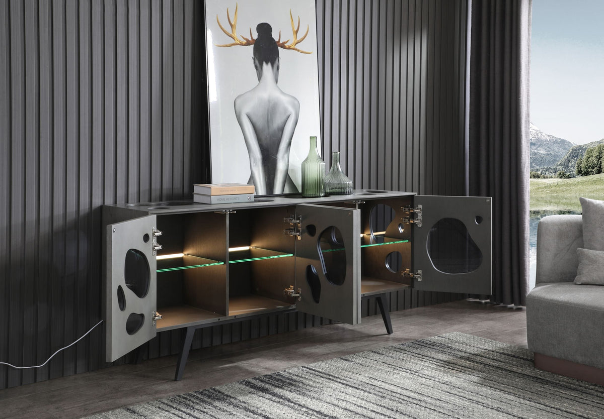 Fontana - Modern Grey Buffet by VIG Furniture - View 4