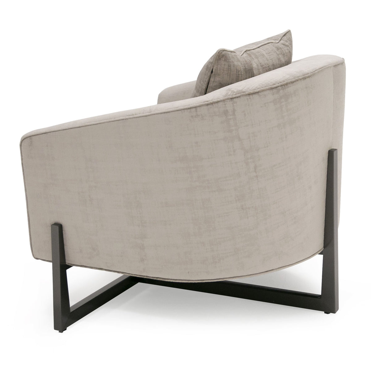 Forbis - Contemporary Light Grey Fabric + Bronze Accent Chair by VIG Furniture - View 6