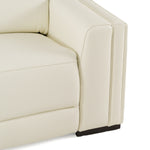 Frazier - Modern White Leather Sectional Sofa with 3 Recliners + Console by VIG Furniture - View 15