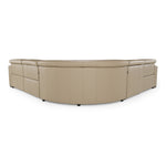 Frazier - Modern Tan Leather Sectional Sofa with 3 Recliners by VIG Furniture - View 4