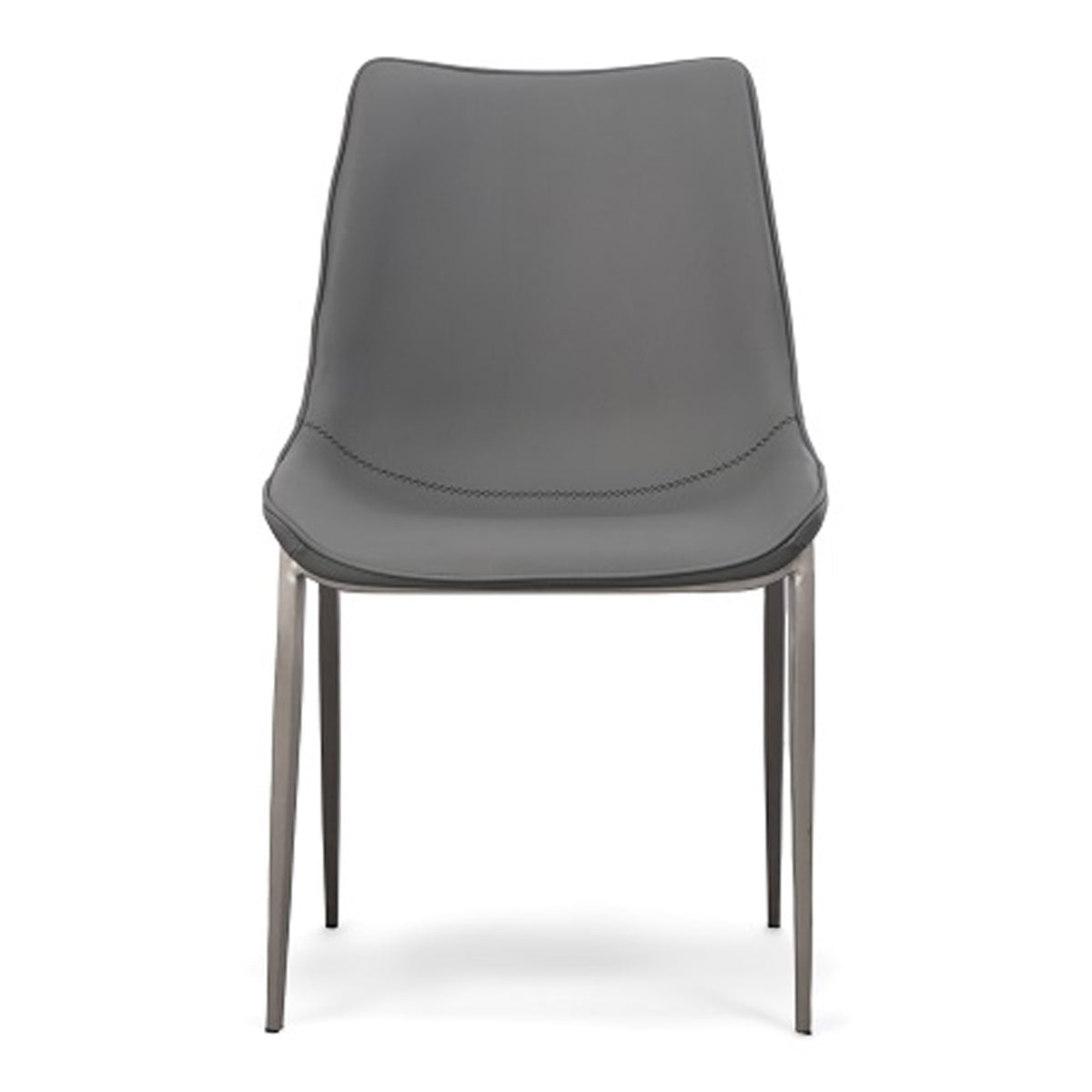 Frasier - Modern Grey Eco-Leather Dining Chair (Set of 2) by VIG Furniture - View 1