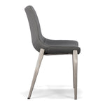 Frasier - Modern Grey Eco-Leather Dining Chair (Set of 2) by VIG Furniture - View 6
