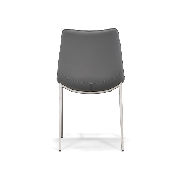 Frasier - Modern Grey Eco-Leather Dining Chair (Set of 2) by VIG Furniture - View 4