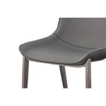 Frasier - Modern Grey Eco-Leather Dining Chair (Set of 2) by VIG Furniture - View 5