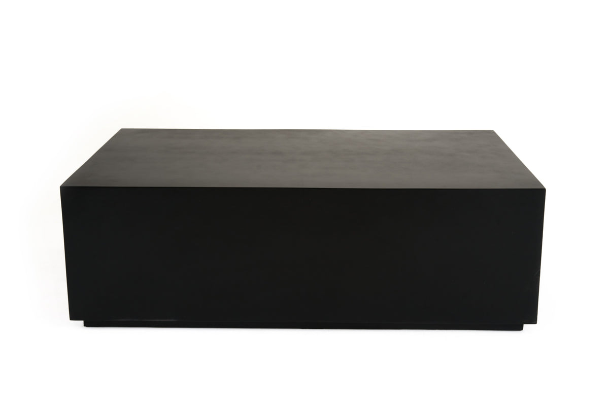 Fresno - Modern Black Concrete Coffee Table by VIG Furniture - View 1