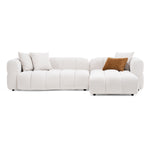 Freya - Modern Beige Fabric Sectional Sofa w/ Console by VIG Furniture - View 4